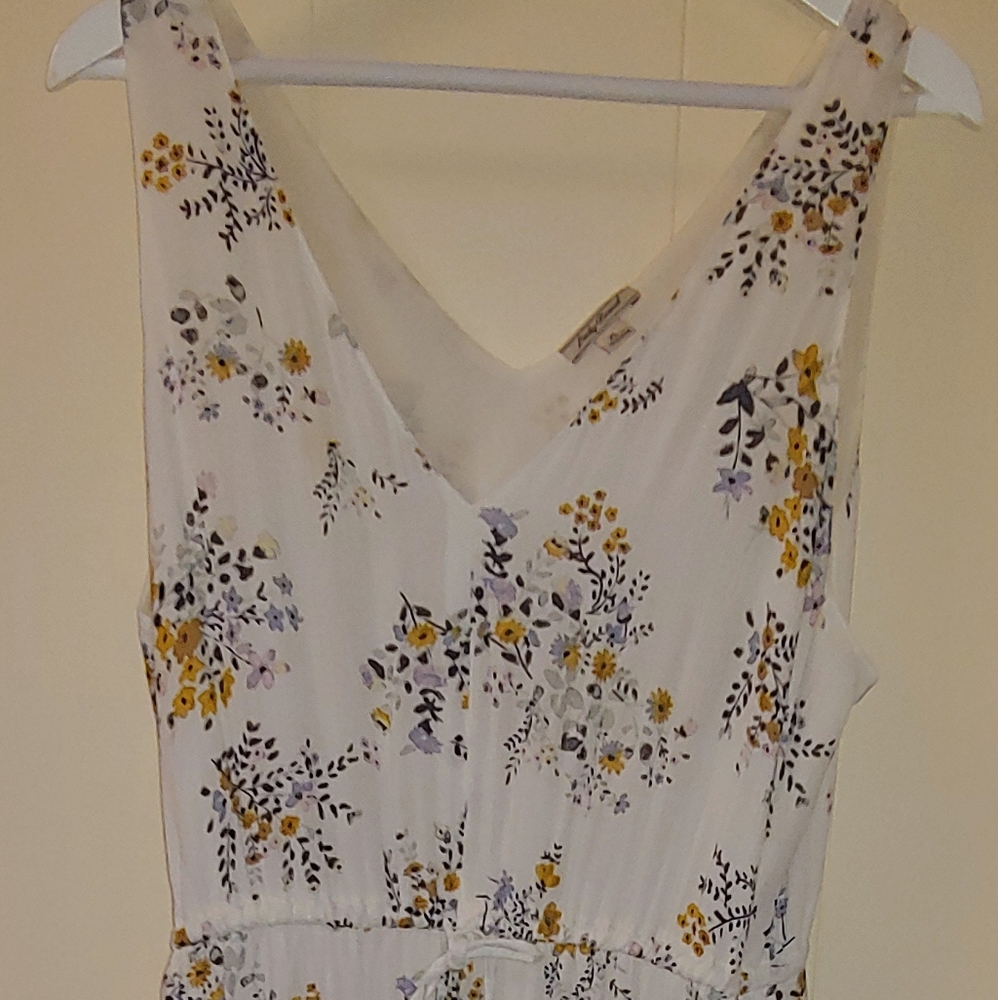 Lucky Brand Maxi sun dress white XL